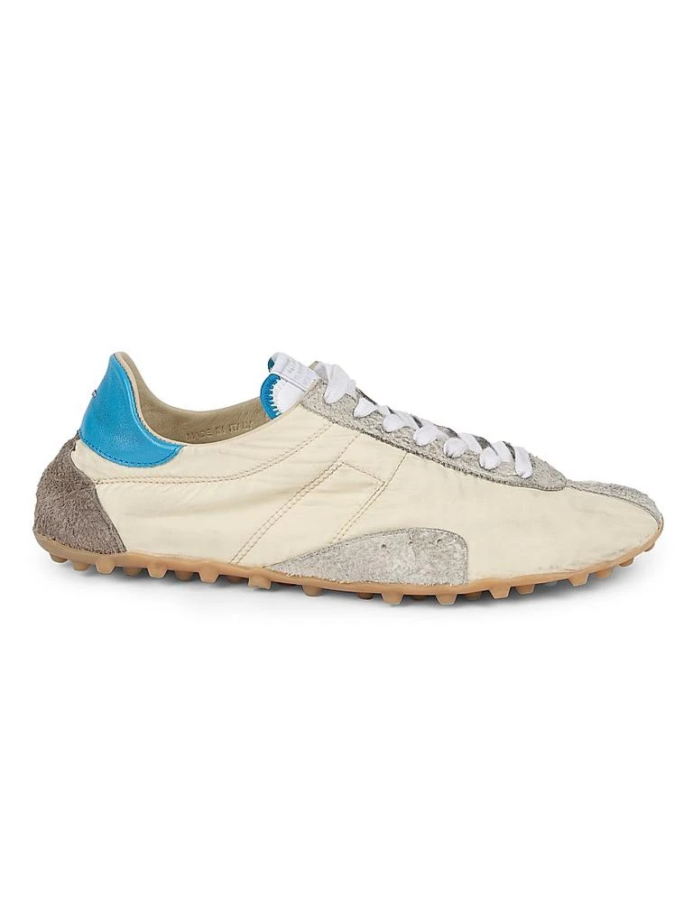 MAISON MARGIELA Sprinters Nylon & Leather Low-Top Sneakers 7