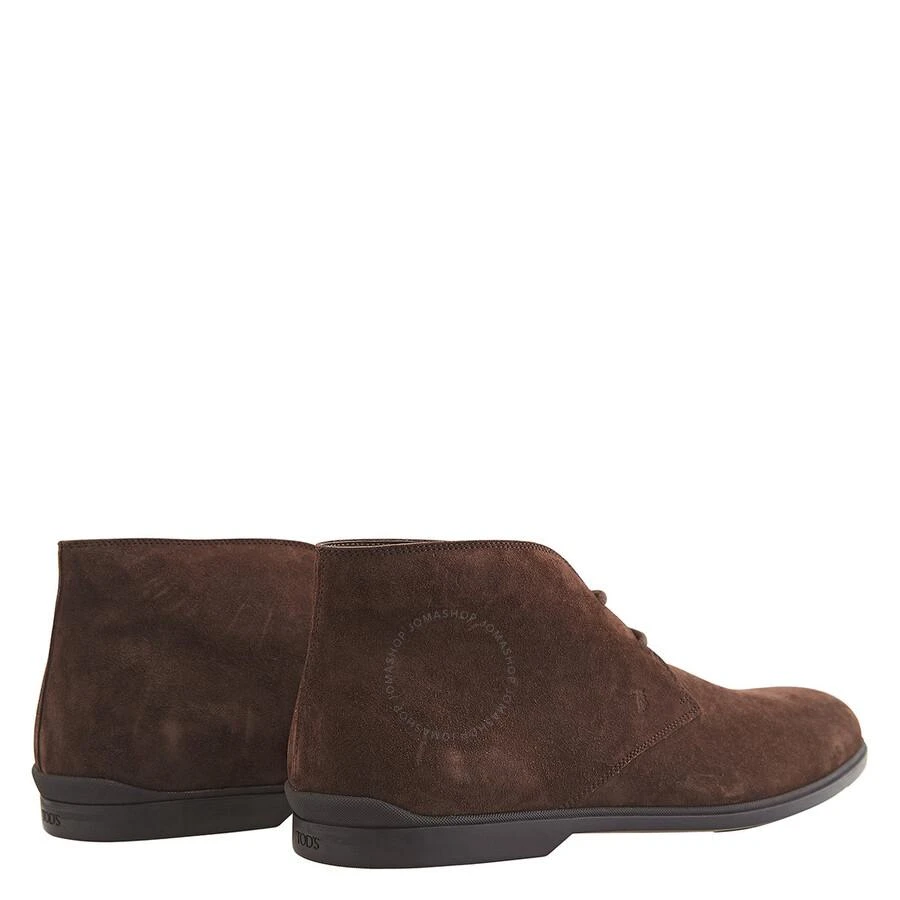 Tod's Men's Dark Brown Suede Desert Boots 3
