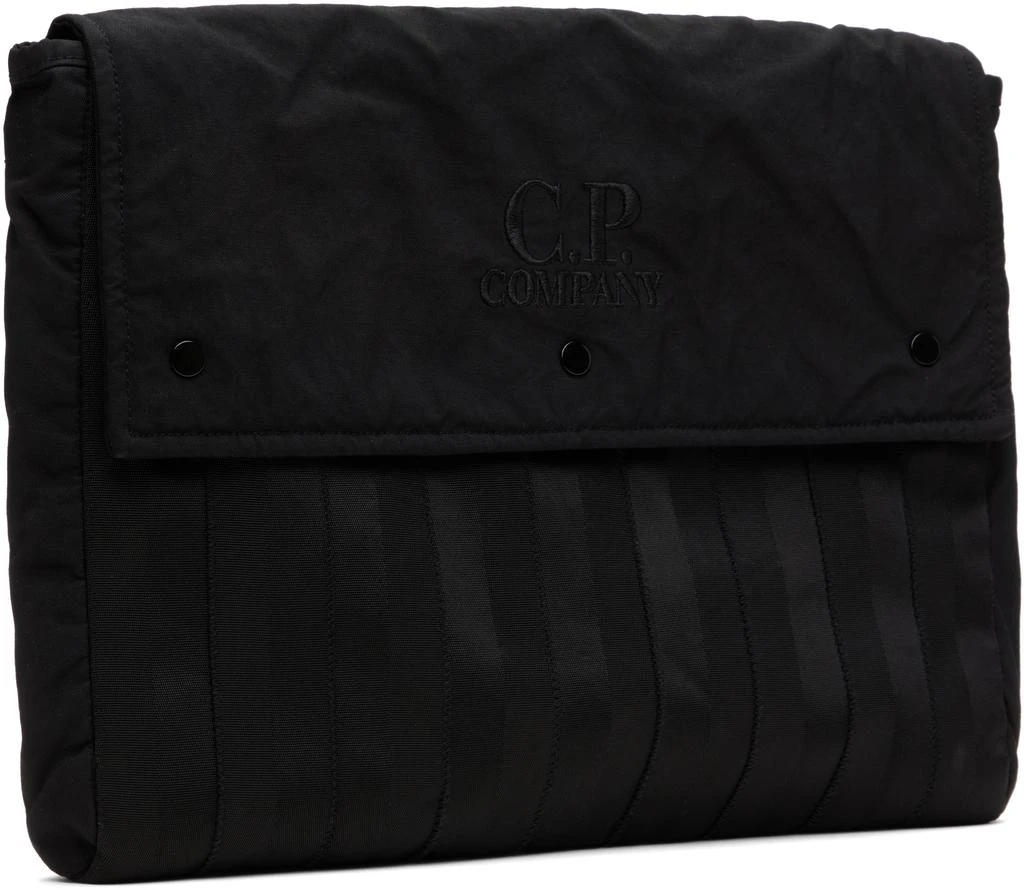 C.P. Company Black Herringbone Logo Bag 2