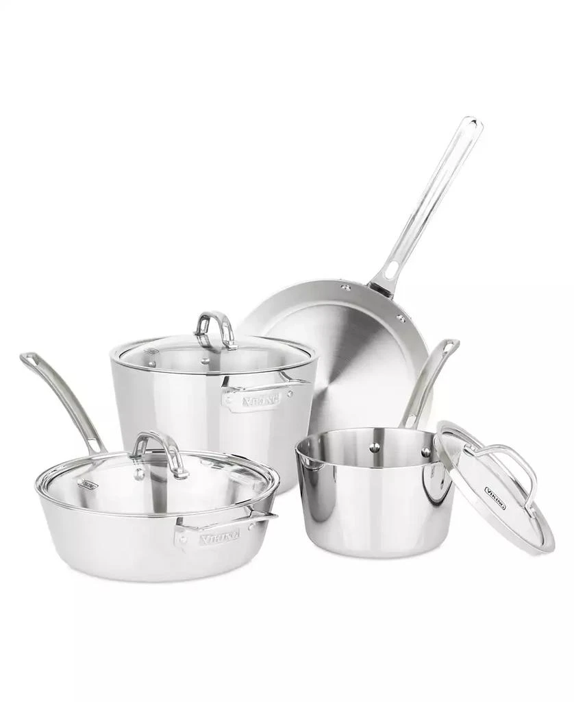 VIKING Contemporary Stainless Steel 7-Piece Cookware Set 1