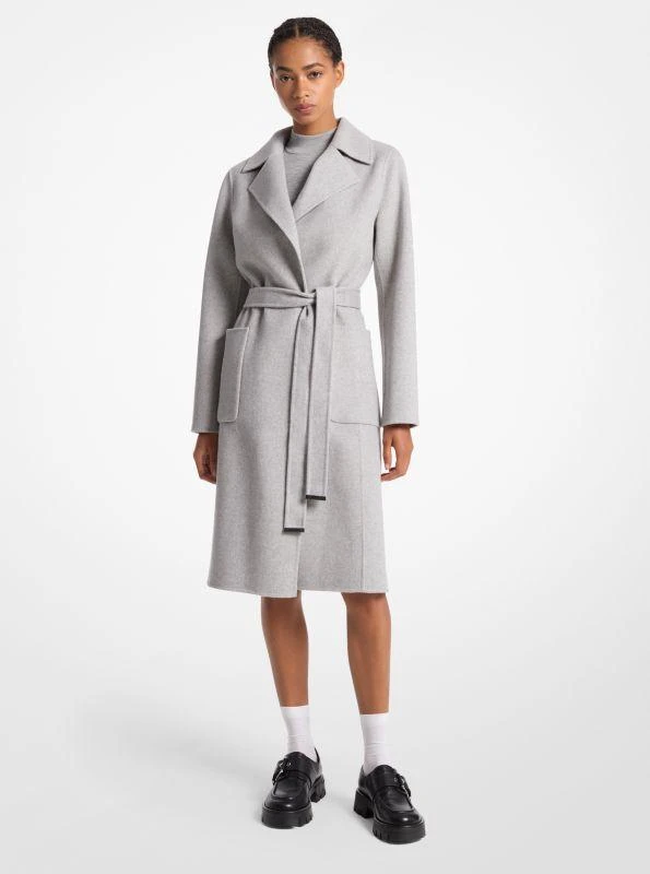 Michael Kors Wool Blend Wrap Coat 1