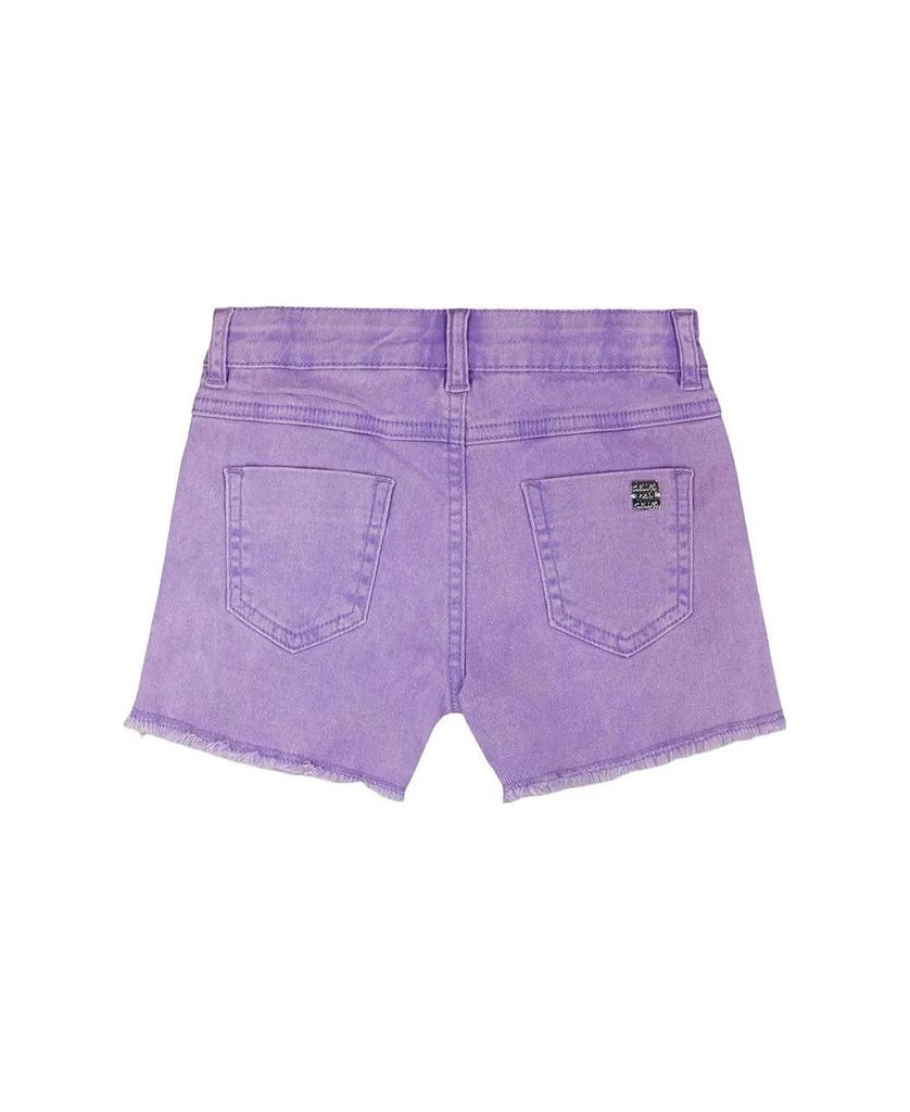 Deux par Deux Girls
 Heart Embroidery Denim Shorts - Little Kid 4