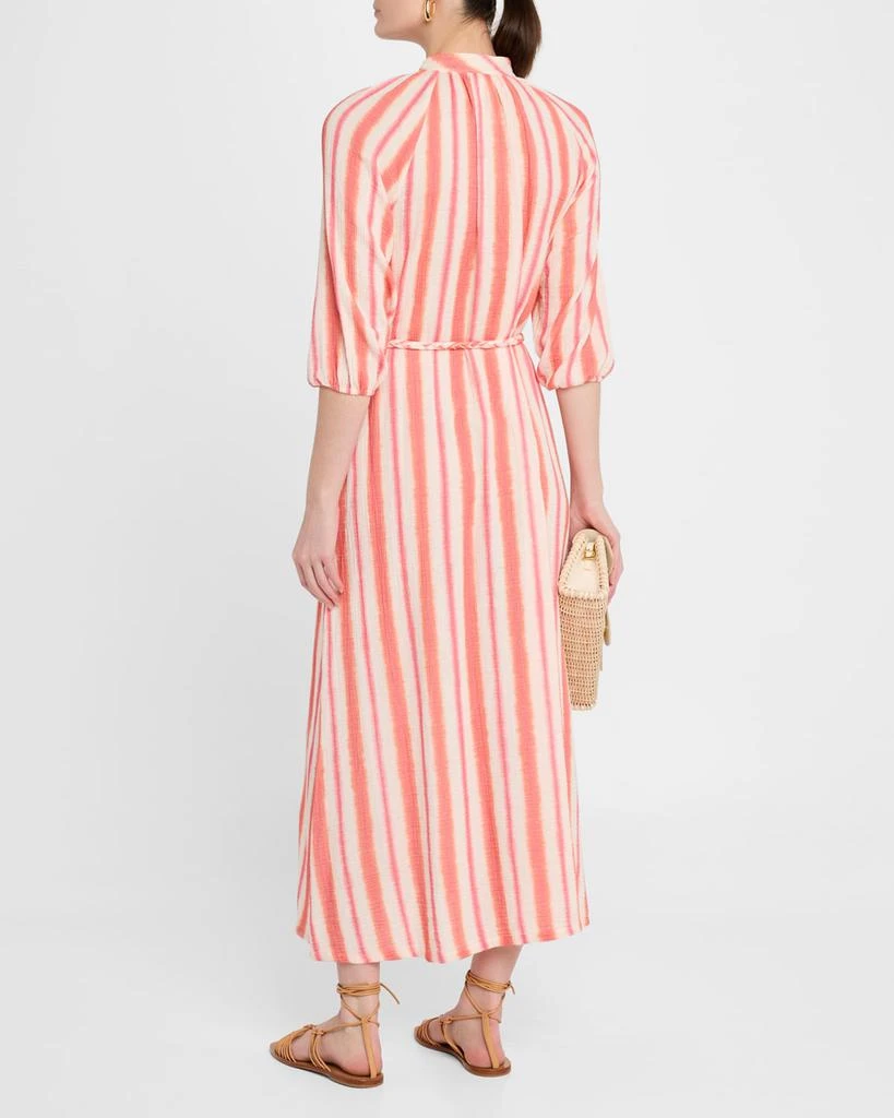 XIRENA Alicia Striped Cotton Midi Dress 3