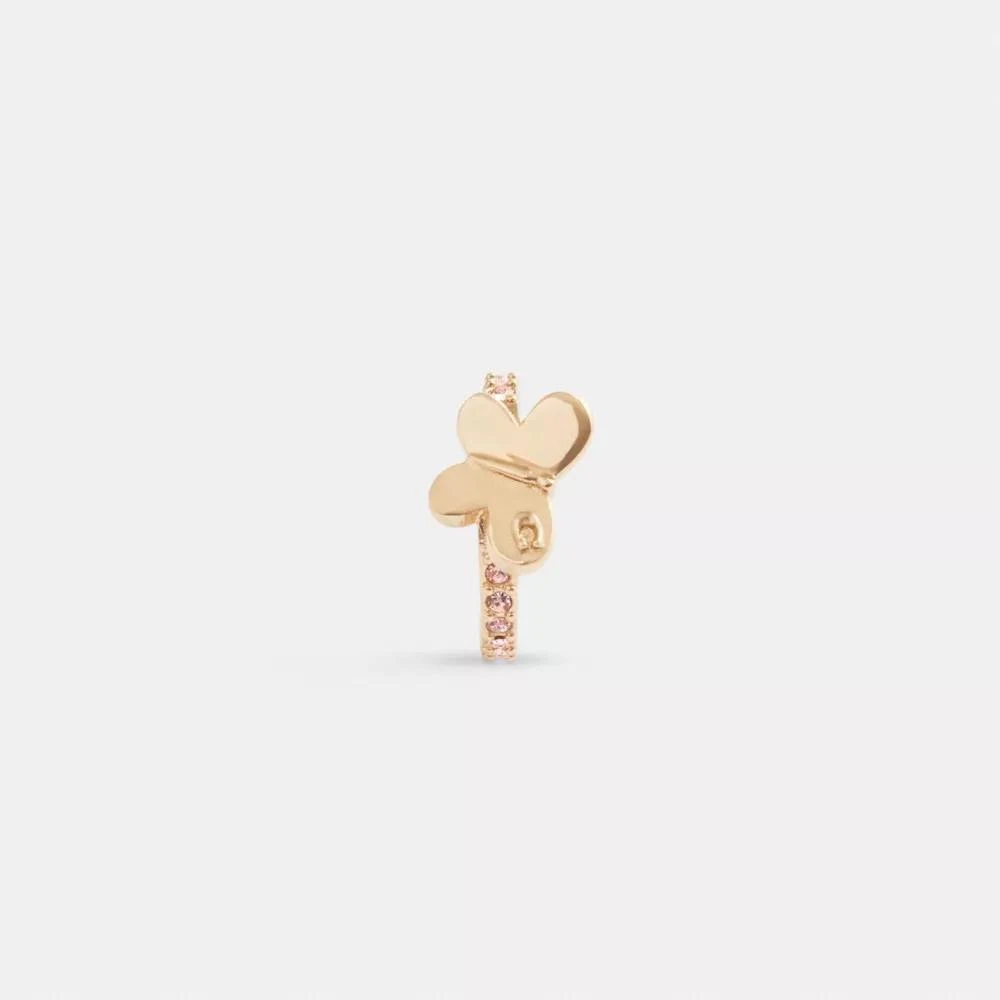Coach Pavé Butterfly Ear Cuff