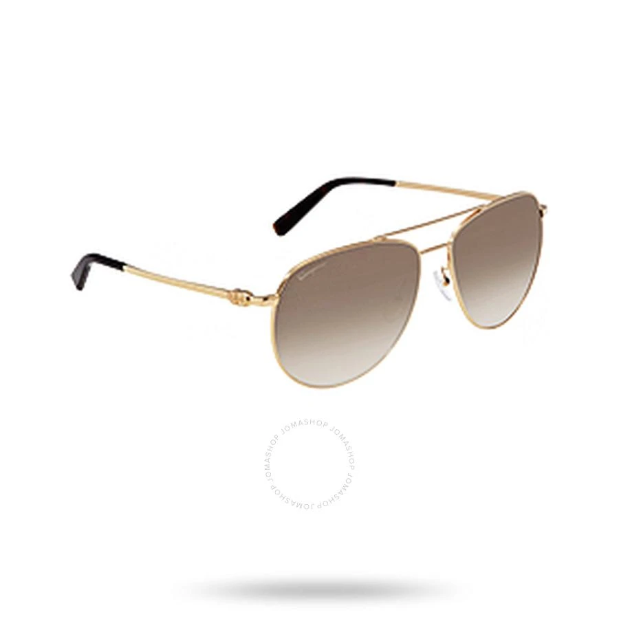 Salvatore Ferragamo Grey Gradient Pilot Sunglasses SF157S 717 60 1