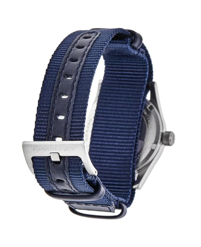 Hamilton Hamilton Khaki Field Quartz 33mm Blue Dial Fabric Strap Women
s Watch H69301940 4