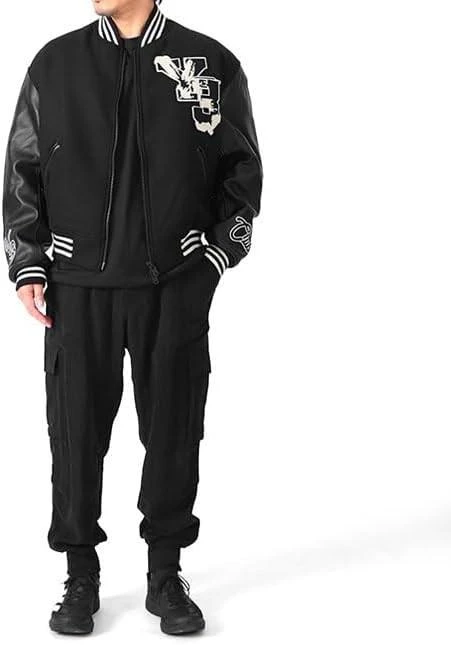 Y-3 Varsity Zipped Bomber Jacket 2