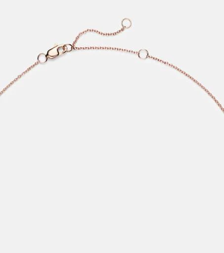 Roxanne First Scarlett Kiss 14kt rose gold necklace with pink sapphires 6