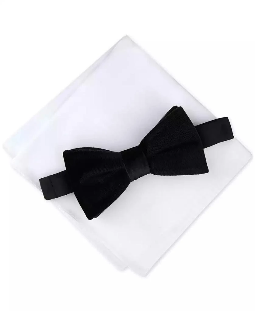 Alfani Men's Cameo Velvet Solid Bowtie, Created for Macy's 1
