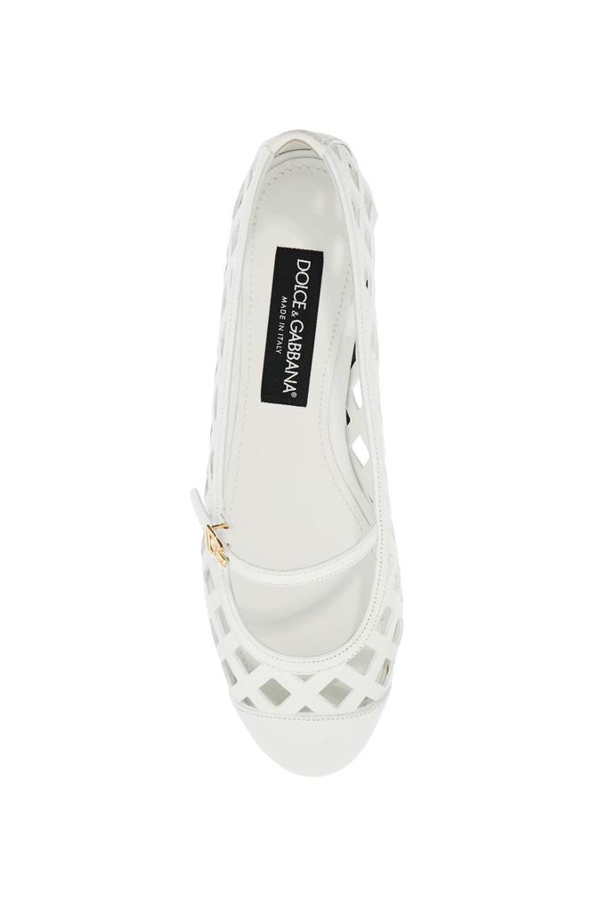 DOLCE & GABBANA "perforated leather odette