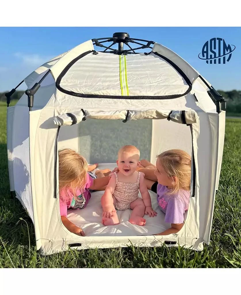 Dream On Me Baby Pop-Up Children Playpen, Instant One-Hand Open
Fold, Breathable Mesh Sides, Zipper Gate
Travel Carry Bag 7