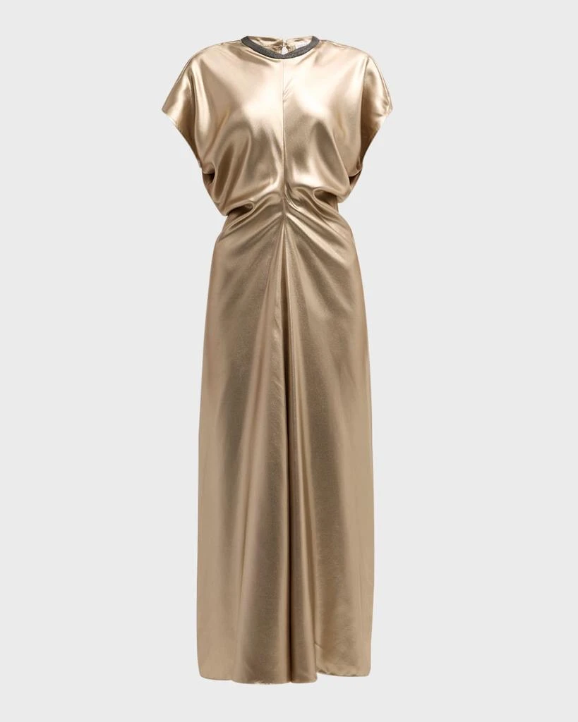 silk ankle length dress Pure Silk Ankle Length Slip Dress | Custom size Handmade