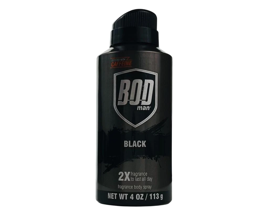 PARFUMS de COEUR Parfums de Coeur Bod Man Black Fragrance Body Spray for Men 4 oz / 113 g 1