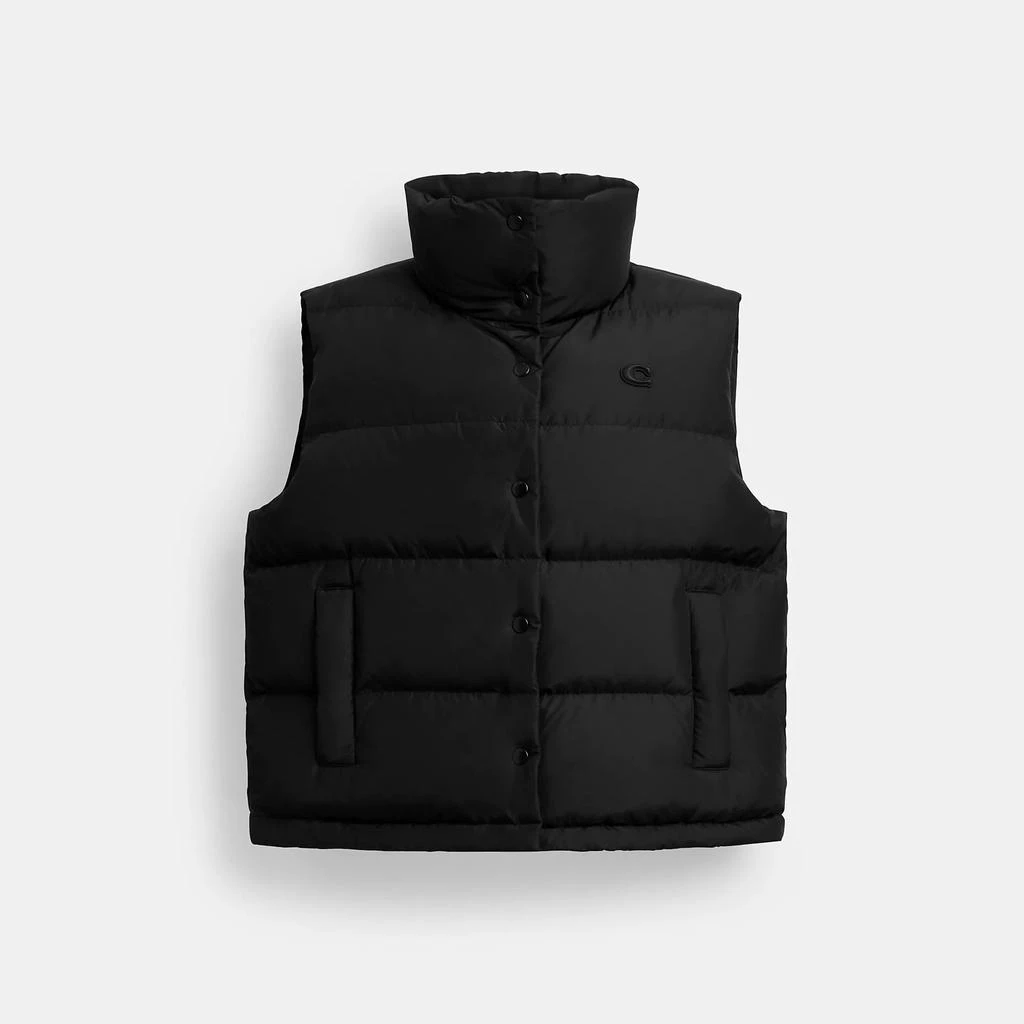 Coach Outlet Puffer Vest In Recycled Polyester 1