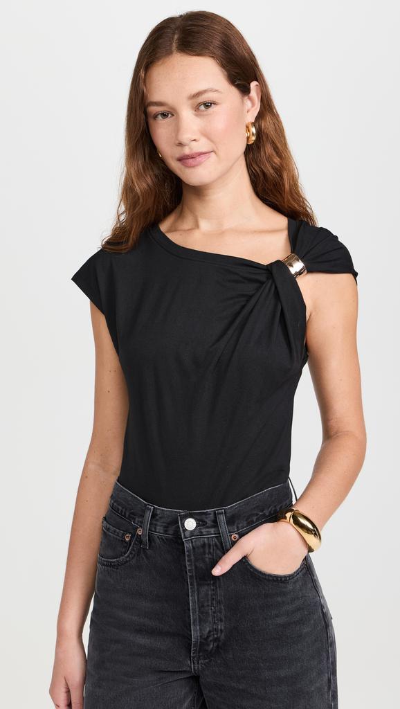 Pixie Market Olympia Gold Cuff Tee