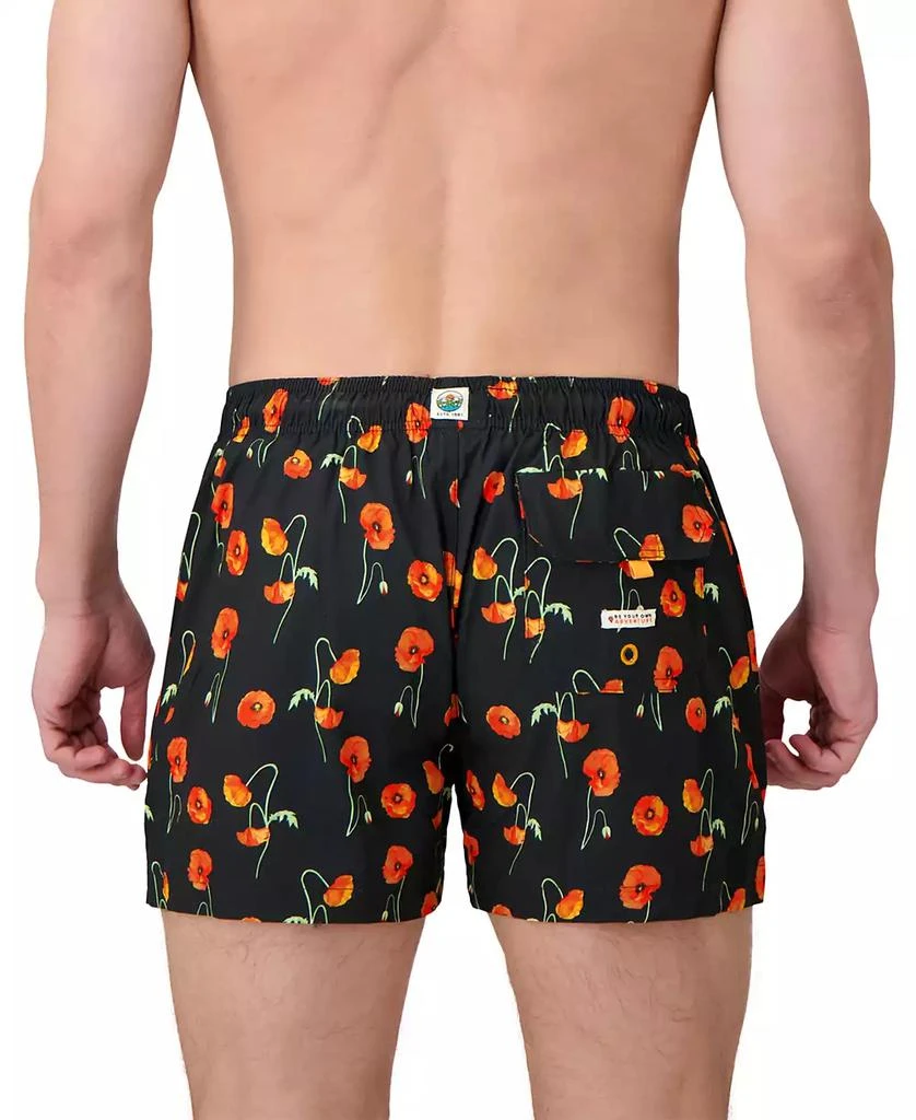 Sunset and Vines Men's Floral Woven Swim Trunks 3