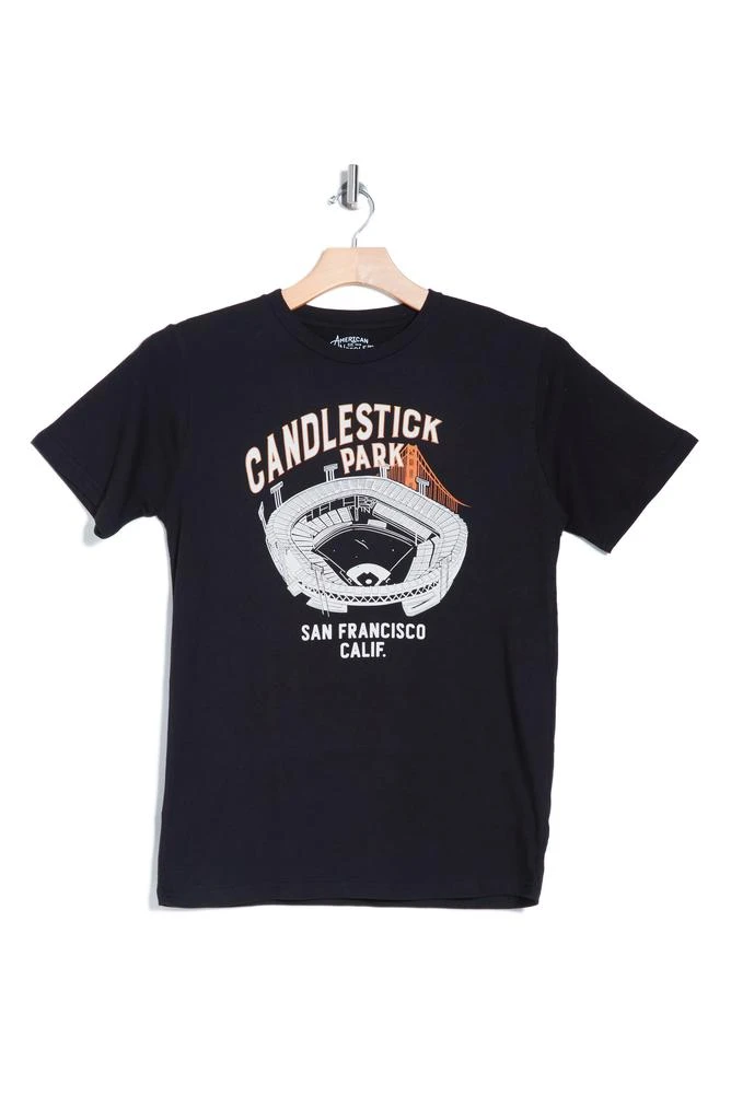 American Needle Candlestick Park Cotton Graphic T-Shirt 3