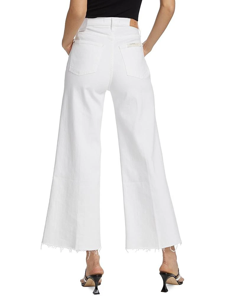 7 For All Mankind Jo Cropped Wide-Leg Jeans 5