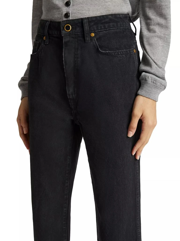 Khaite Abigail Mid-Rise Straight Jeans 5