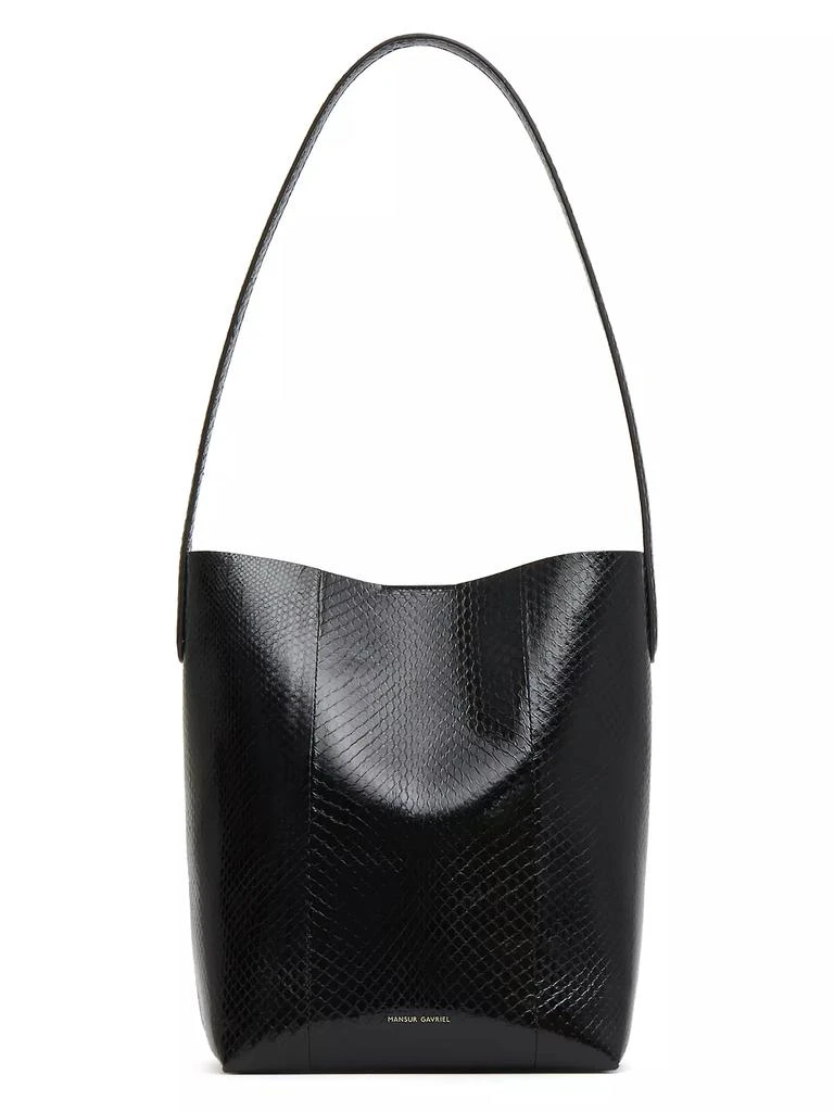 Mansur Gavriel Mini Everyday Cabas Watersnake Shoulder Bag 1