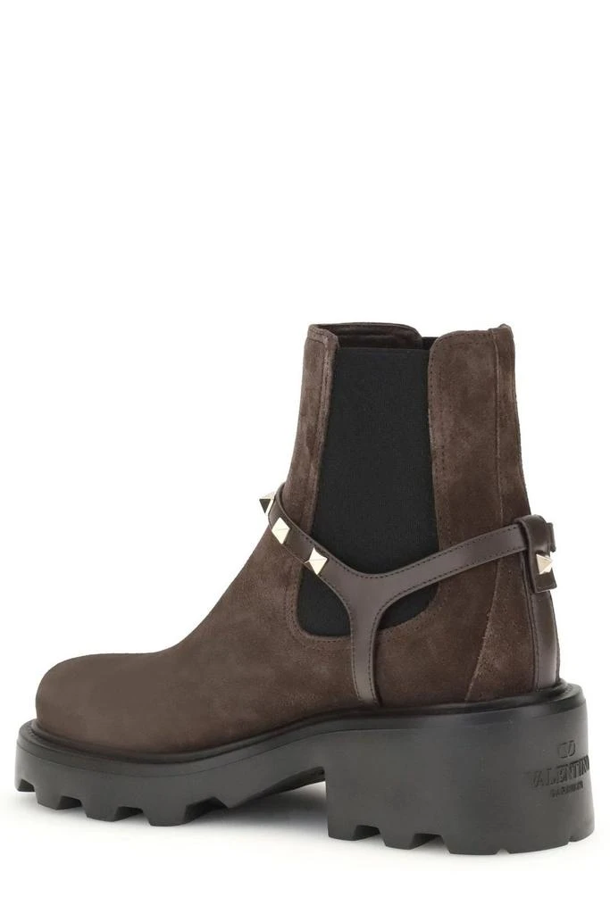 Valentino Valentino Garavani Rockstud Buckle Strap Chelsea Boots 3