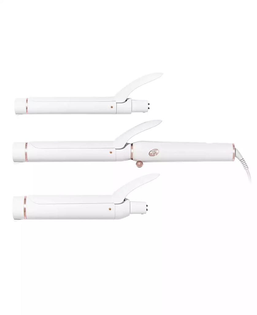 T3 Switch Kit Classic Trio Professional Interchangeable Curling Iron with 3 Ceramic ClipBarrels for Curling and Waving