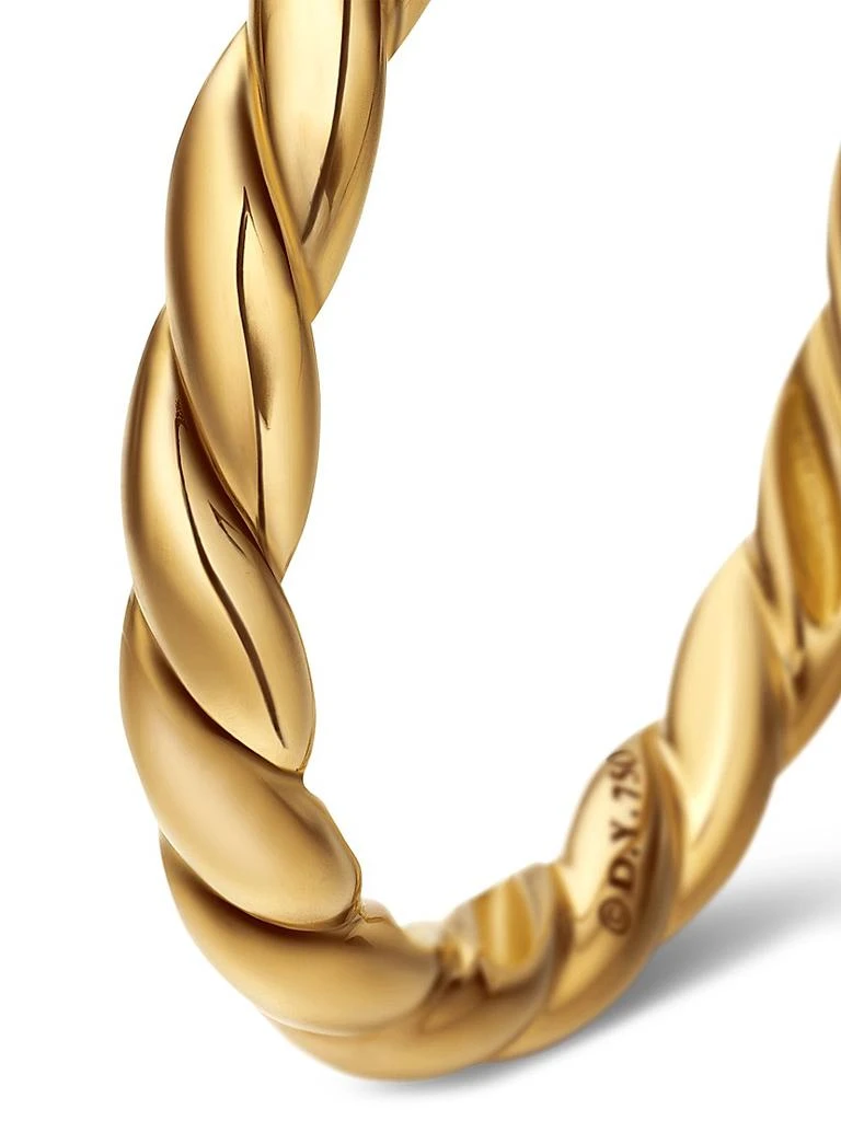 David Yurman Flex Band Ring in 18K Yellow Gold 7