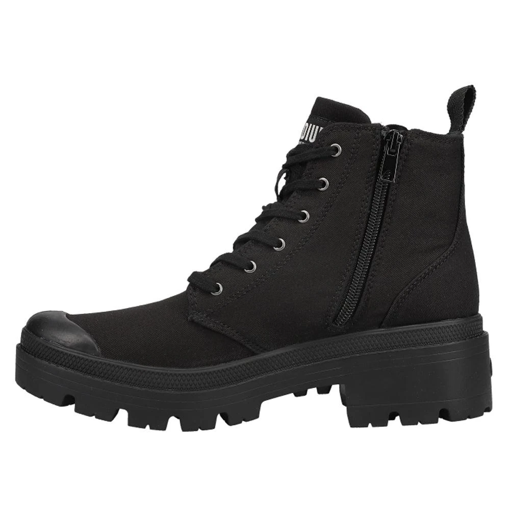 Palladium Pallabase Round Toe Platform Zippered Boots 3
