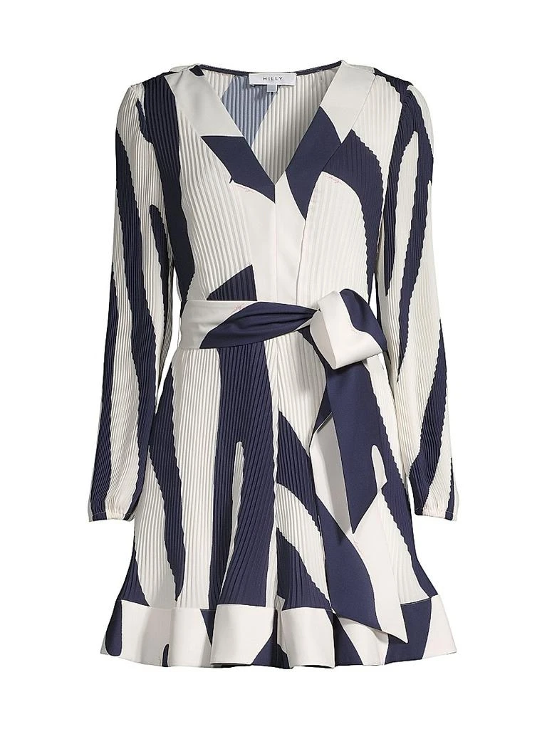 Milly Liv Printed Wrap Dress 1