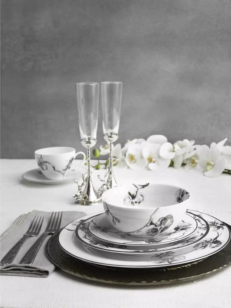 Michael Aram Black Orchid 2-Piece Porcelain Cup & Saucer Set 2