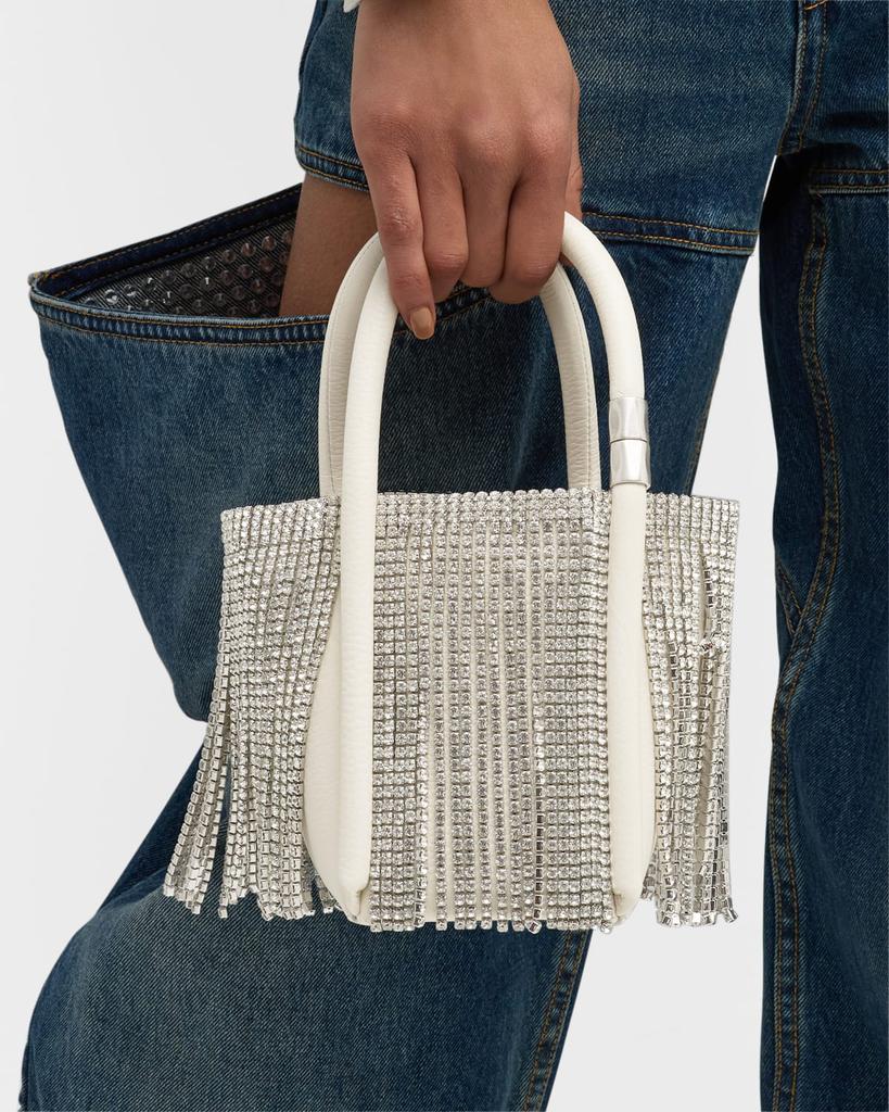 Boyy Lotus 12 Crystal Fringe Top-Handle Bag