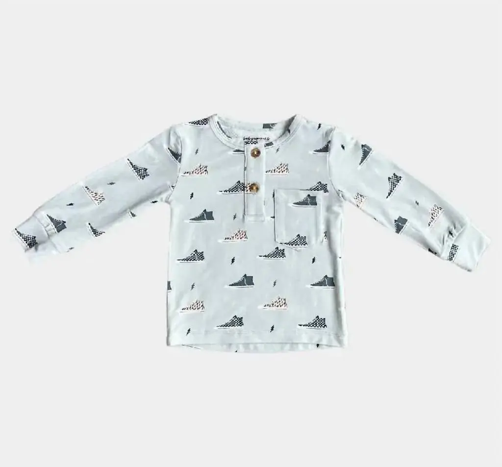 babysprouts Babysprouts - Boy's Long Sleeve Henley Tee