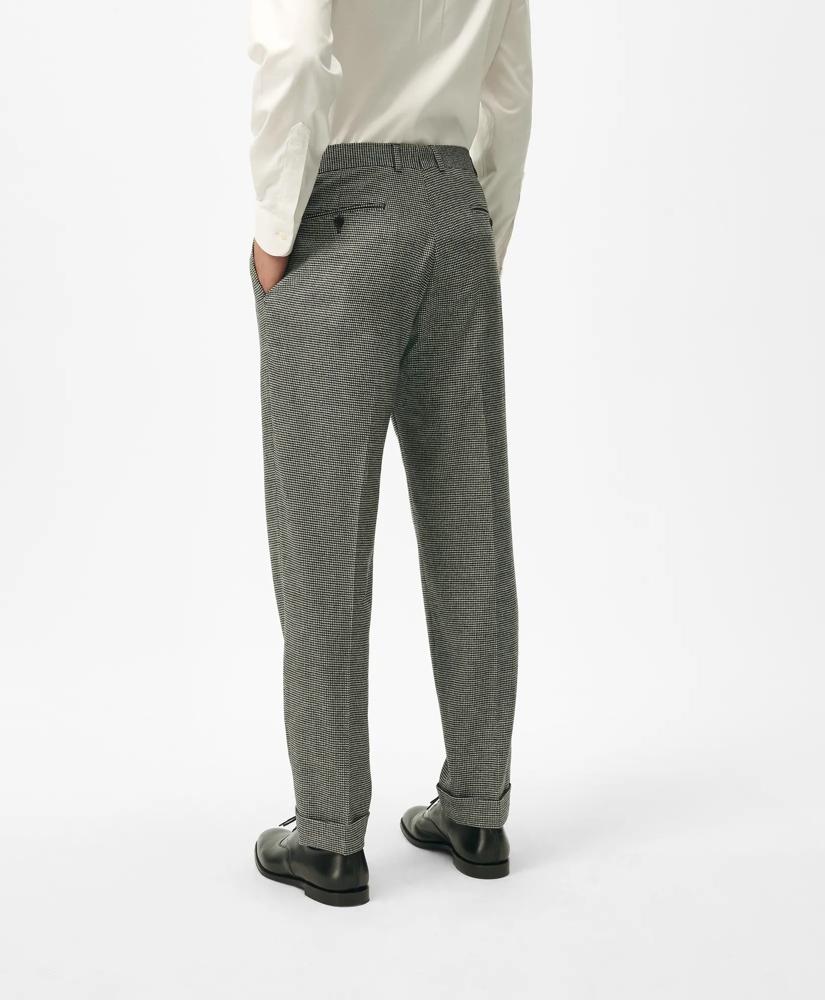 Shop Slim Fit Houndstooth Wool-Cashmere Suit Pants on Sale at