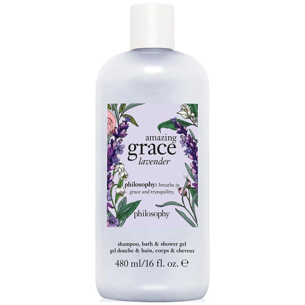 philosophy Amazing Grace Lavender Shampoo, Bath & Shower Gel, 16 oz. 1