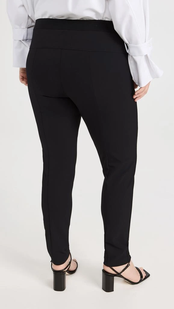 VERONICA BEARD Black Scuba Leggings 8