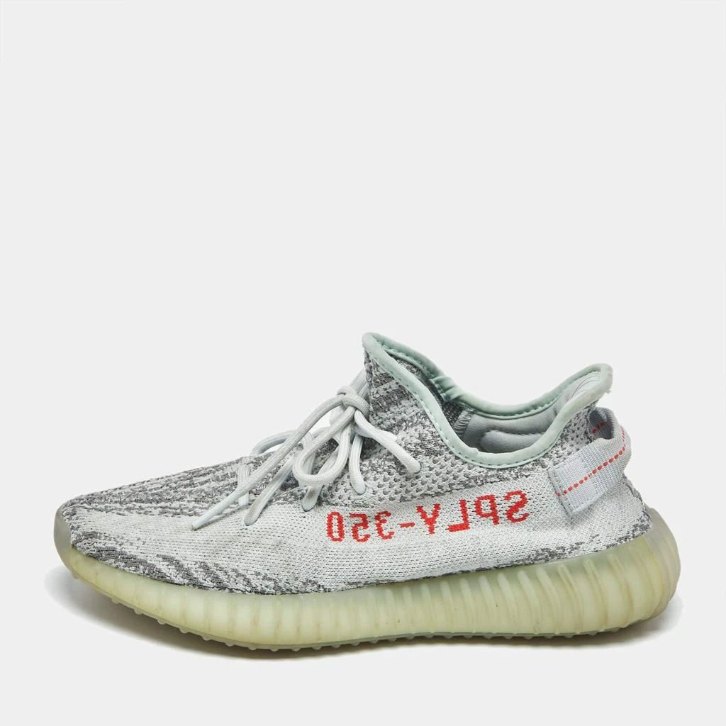 Yeezy x Adidas Light Blue Cotton Knit Boost 350 V2 Blue Tint  display picture 2