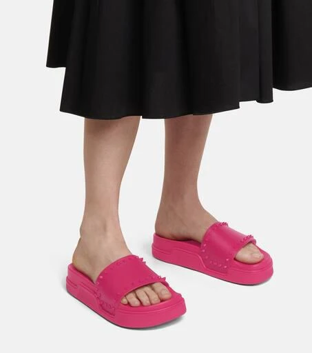 Christian Louboutin Pool Stud embellished slides 4