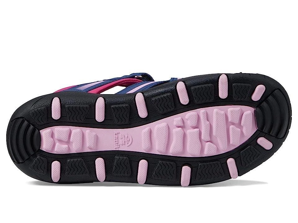 Kamik Kids Kamik Kick Sandals Navy Pink Leather Waterproof Adjustable Strap JOBB2107 3