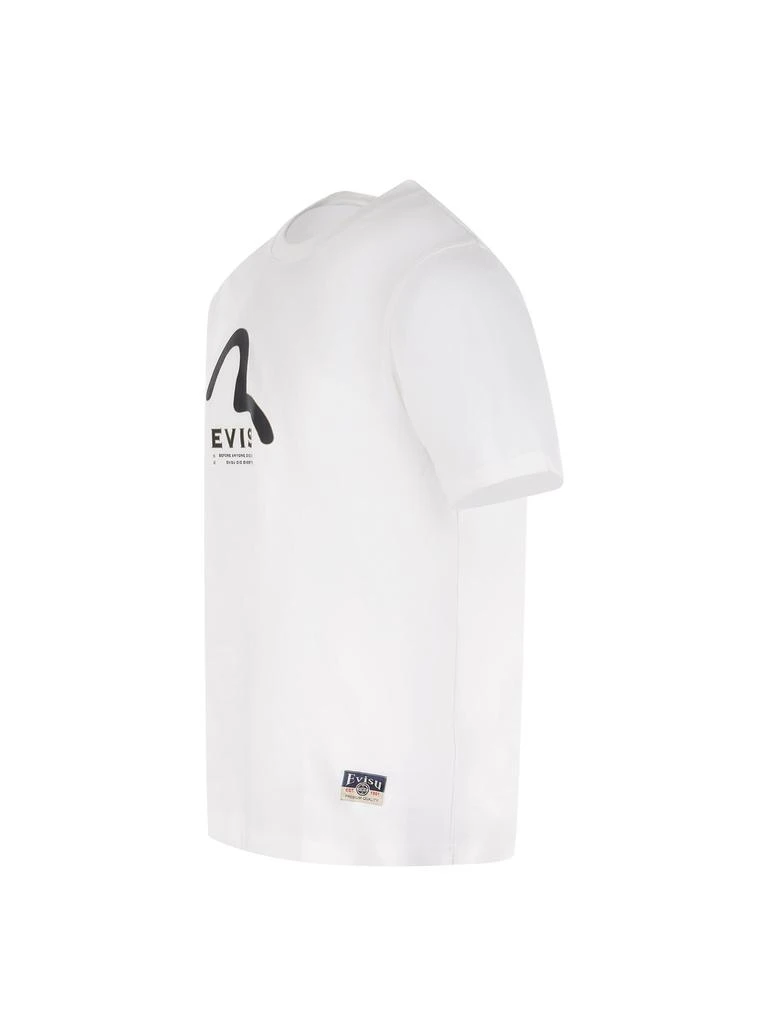 Evisu T-shirt  White Cotton. 2