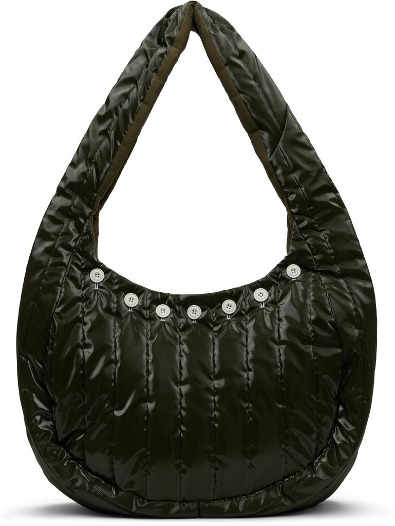Omar Afridi SSENSE Exclusive Khaki Quilted Lidia Tote