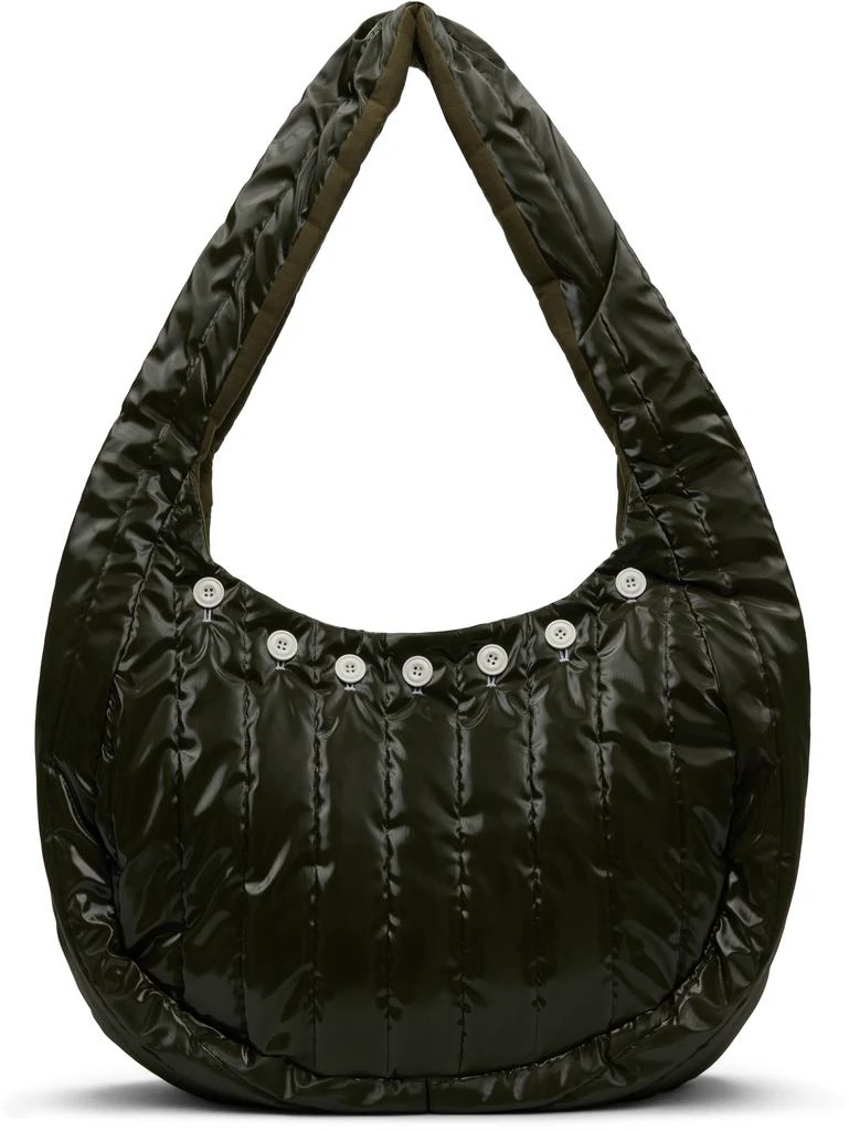 Omar Afridi SSENSE Exclusive Khaki Quilted Lidia Tote 1