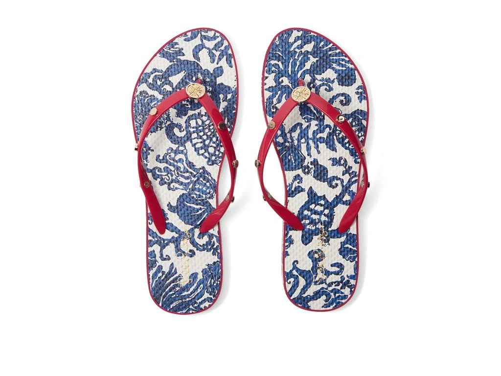 Lilly Pulitzer Embellished Pool Flip-Flop 1