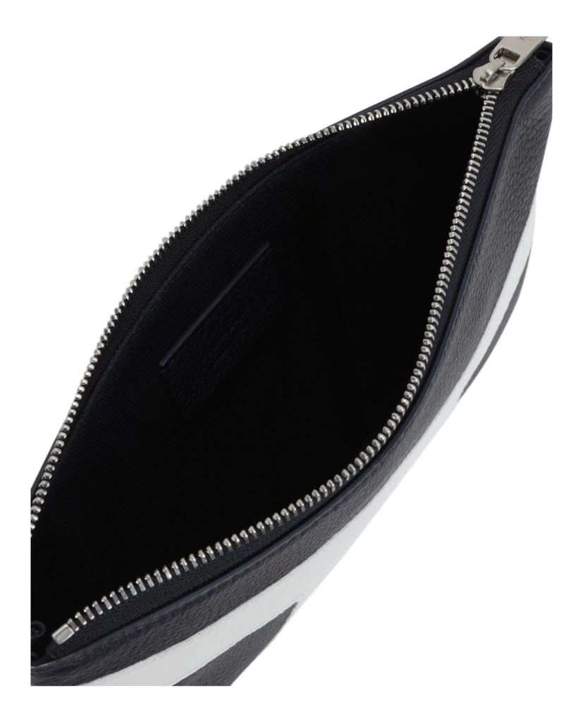 Salvatore Ferragamo Cut-Out Pebbled Leather Phone Pouch 5