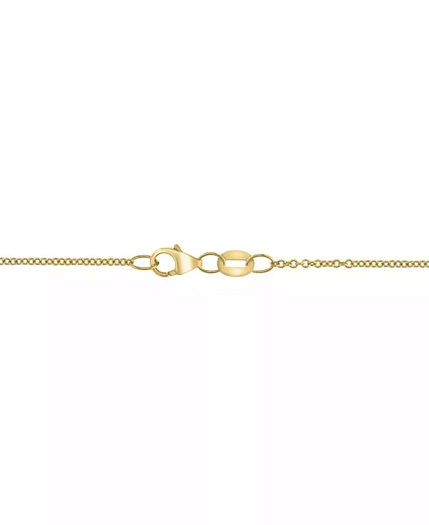 Effy EFFY® Diamond Mixed Cut Teardrop Halo 18" Pendant Necklace (1 ct. t.w.) in 14k Gold (Also in white gold) 4