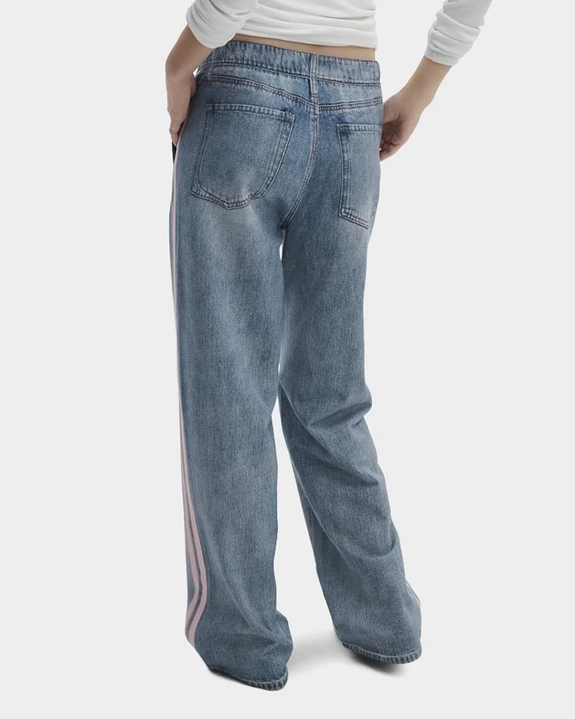 Rag 
Bone Miramar Terry Wide-Leg Track Jeans 3