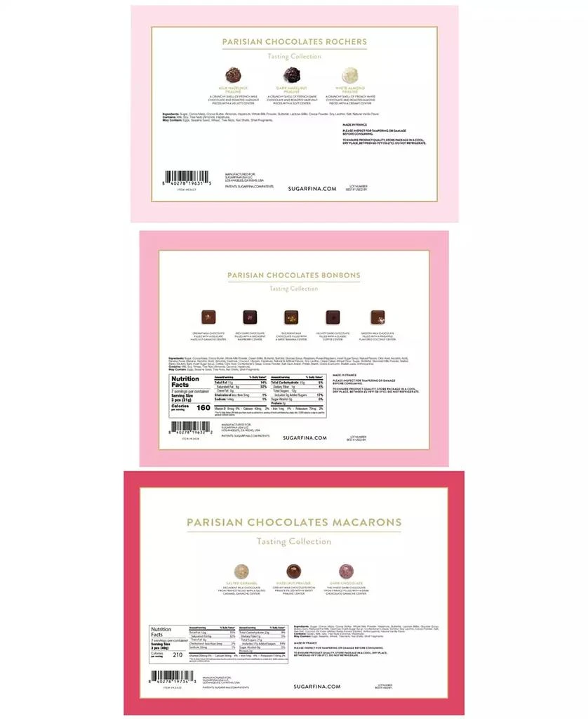 Sugarfina Parisian Chocolate Gift Box Tower, 3-Pc. 6