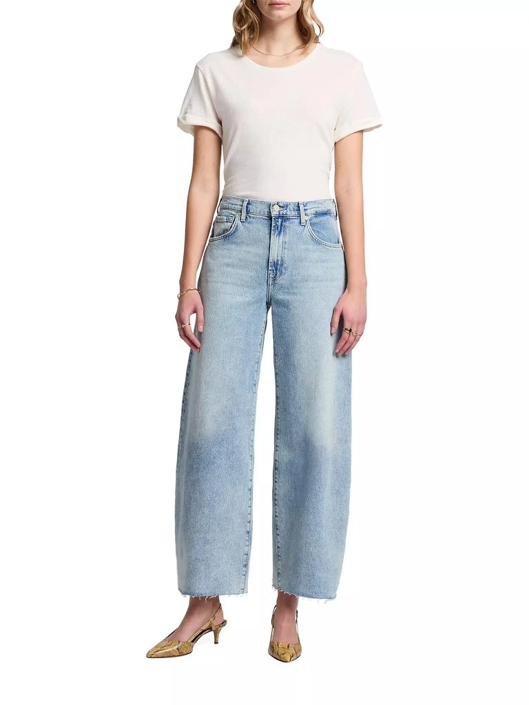 7 For All Mankind Bonnie Curvilinear HIgh-Rise Stretch Jeans 2