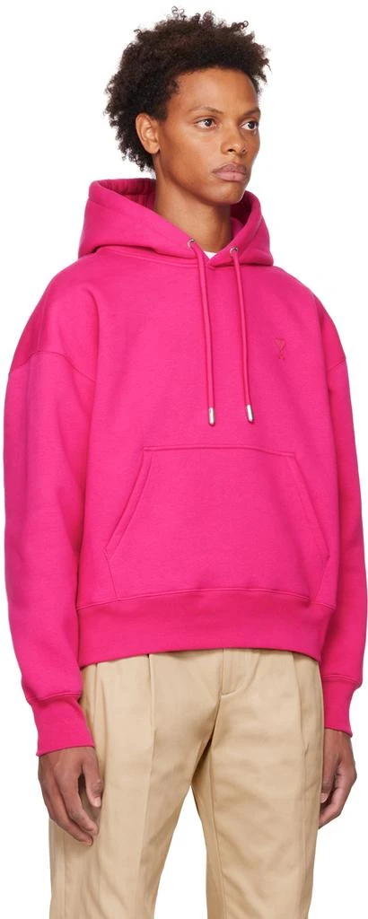 AMI Pink Ami de Cœur Hoodie 2