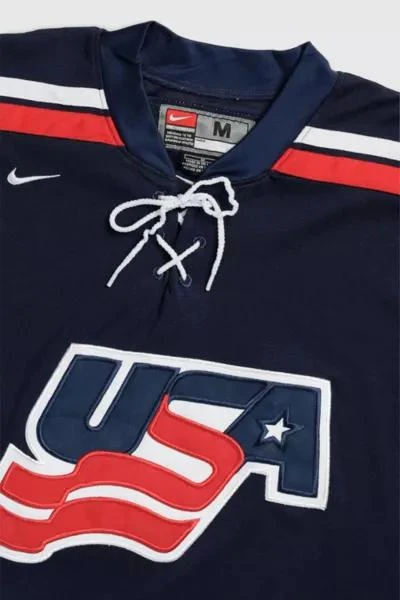 NIKE Vintage USA Hockey Jersey 2