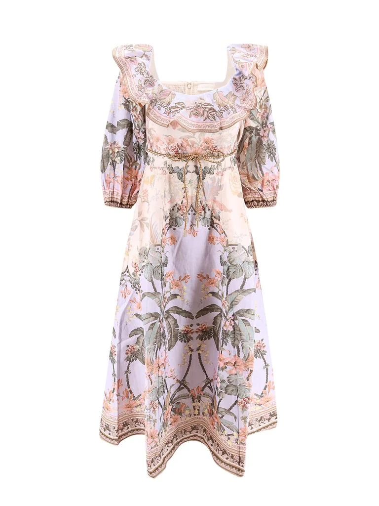 wylie embroidered billow dress ZIMMERMANN - Wylie Embroidered Billow Dress Cream